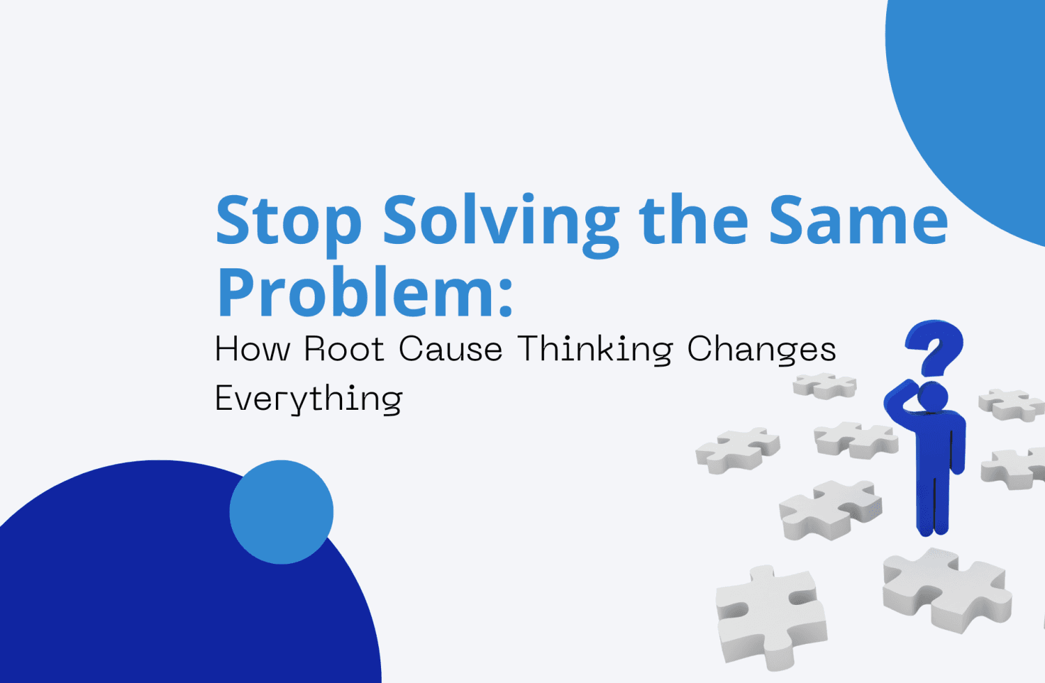 Stop Solving the Same Problem