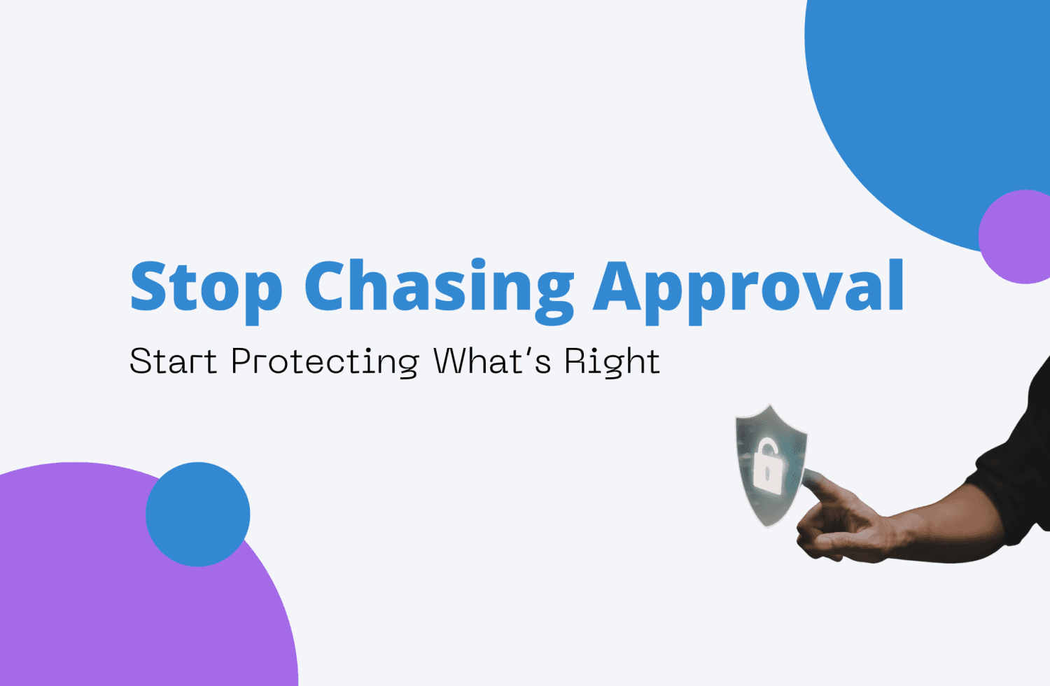 Stop Chasing Approval