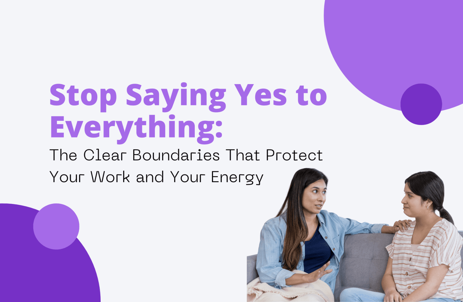 Stop Saying Yes to Everything