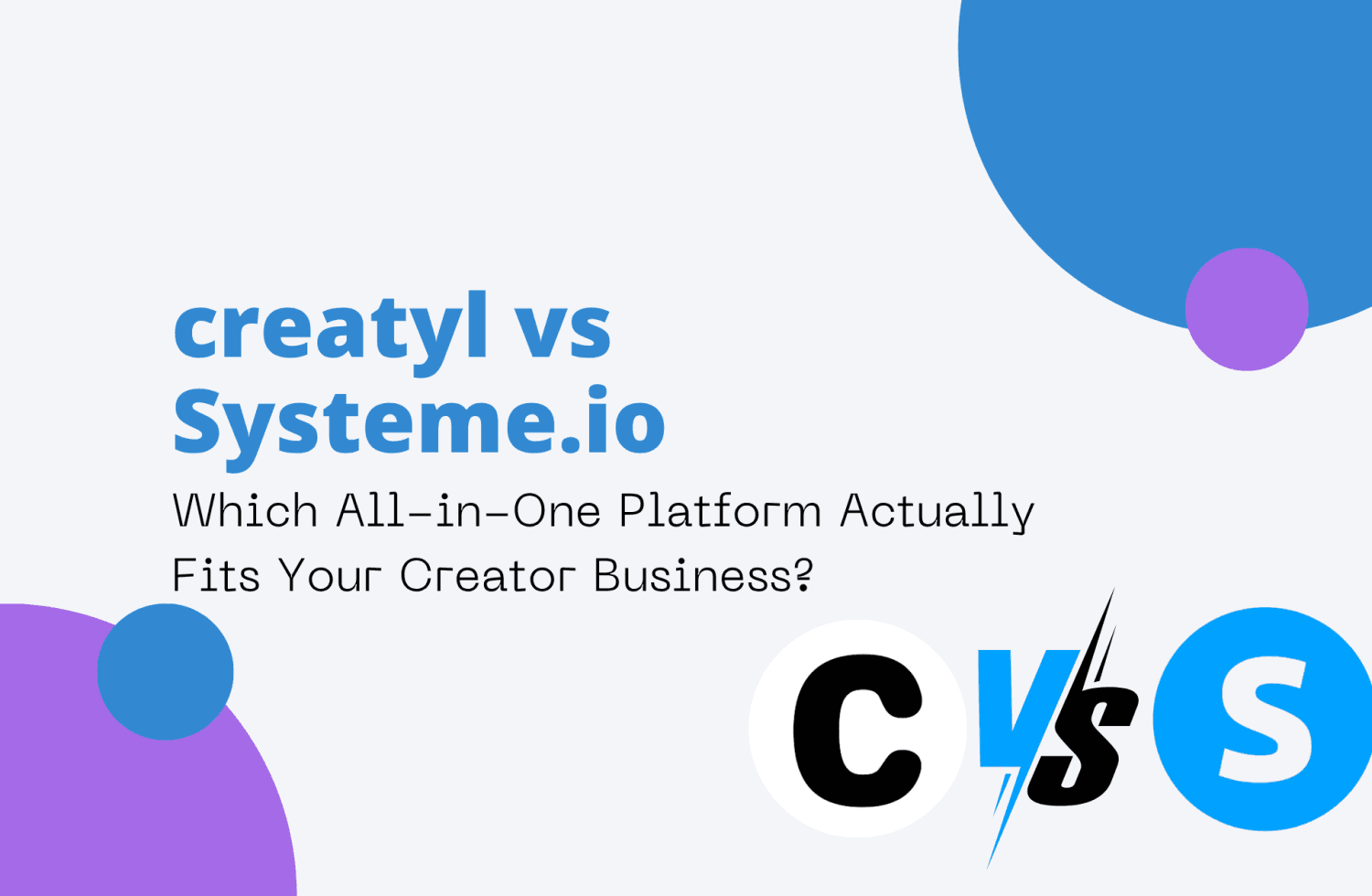 creatyl vs Systeme.io