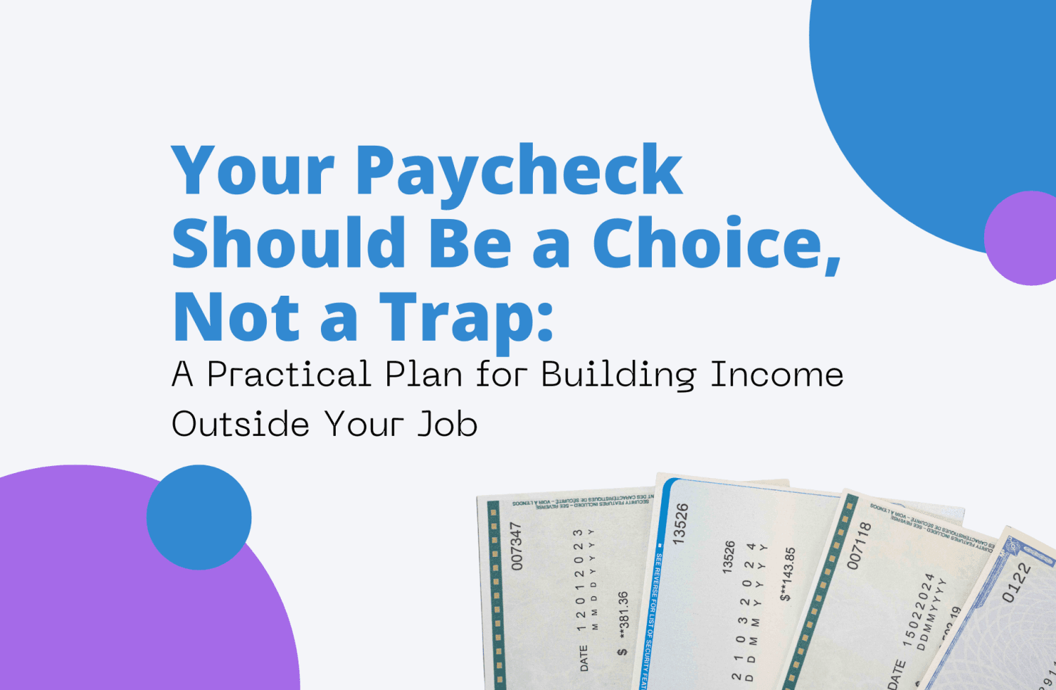 Your Paycheck Should Be a Choice, Not a Trap