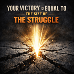 Your Victory is Equal to the Size of the Struggle