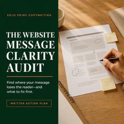 The Website Message Clarity Audit