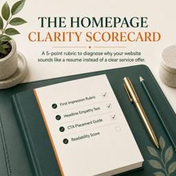 The Homepage Clarity Scorecard