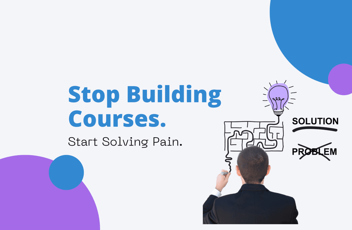 Stop Building Courses